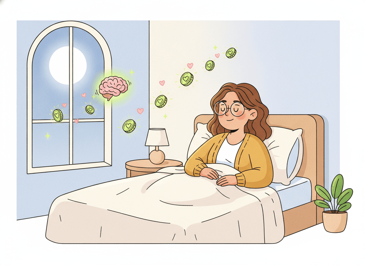 And Elena earns — even while she sleeps.
