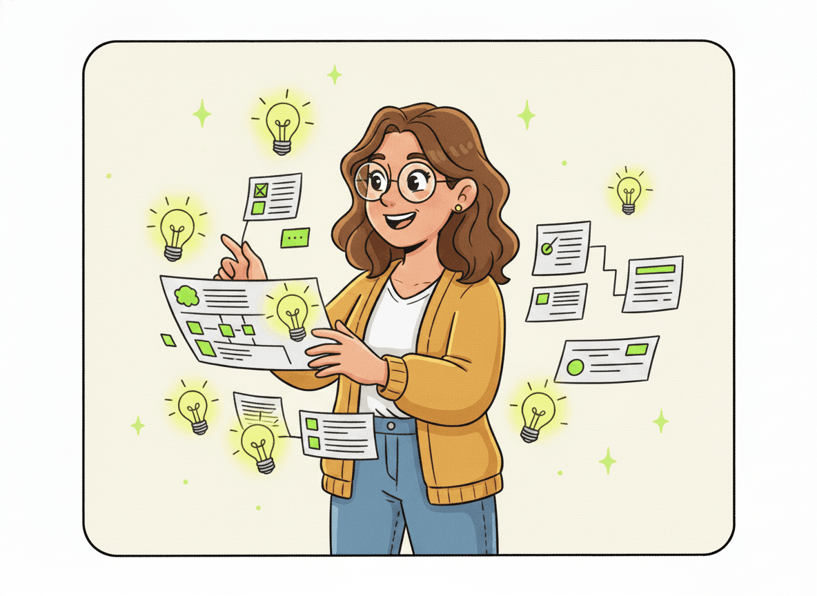 Over time she's built her own AI workflows and hard-won insights — know-how you can't just Google.