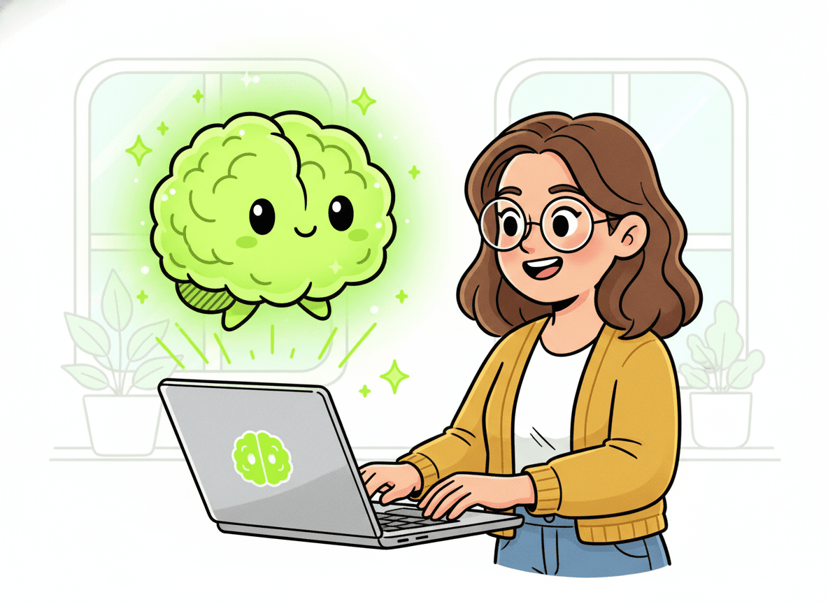 It powers on — grounded in Elena's real sessions and workflows, not made up.